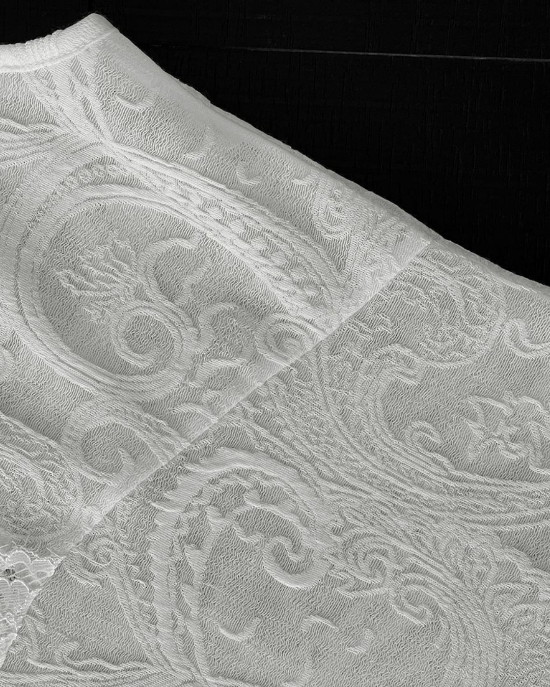 v neck lace paisley sleeveless top 2color 【NINE7322】