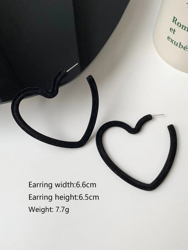 heart velor big pierced【NINE-S7893】