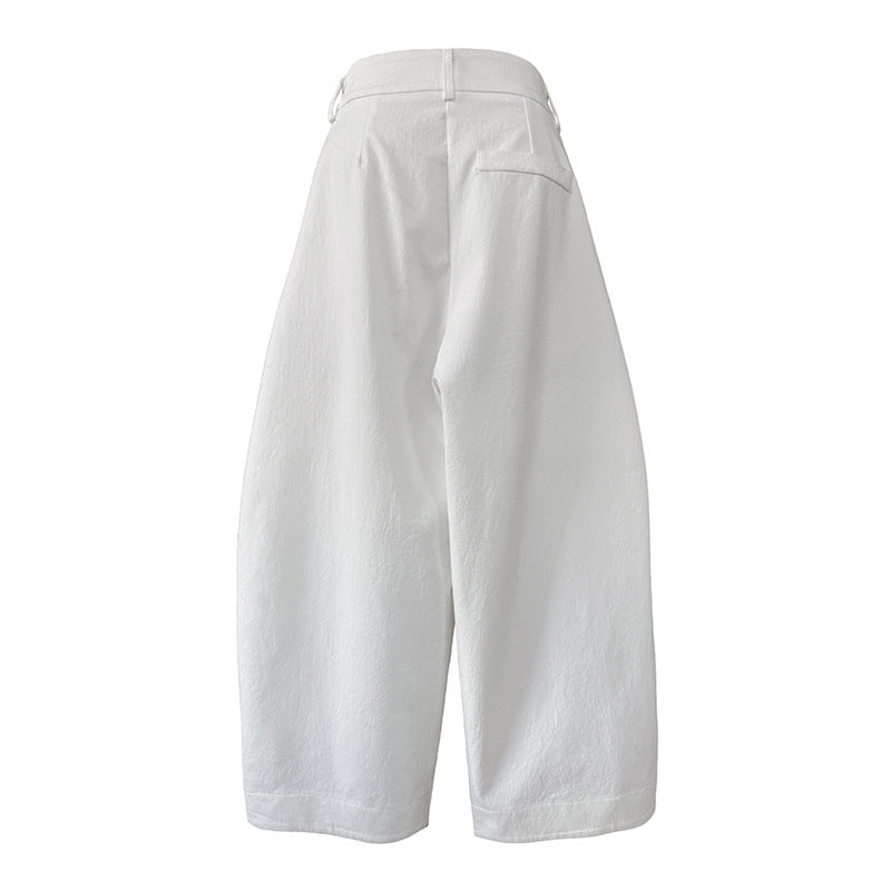 wide leg cocoon pants 4color 【NINE7232】