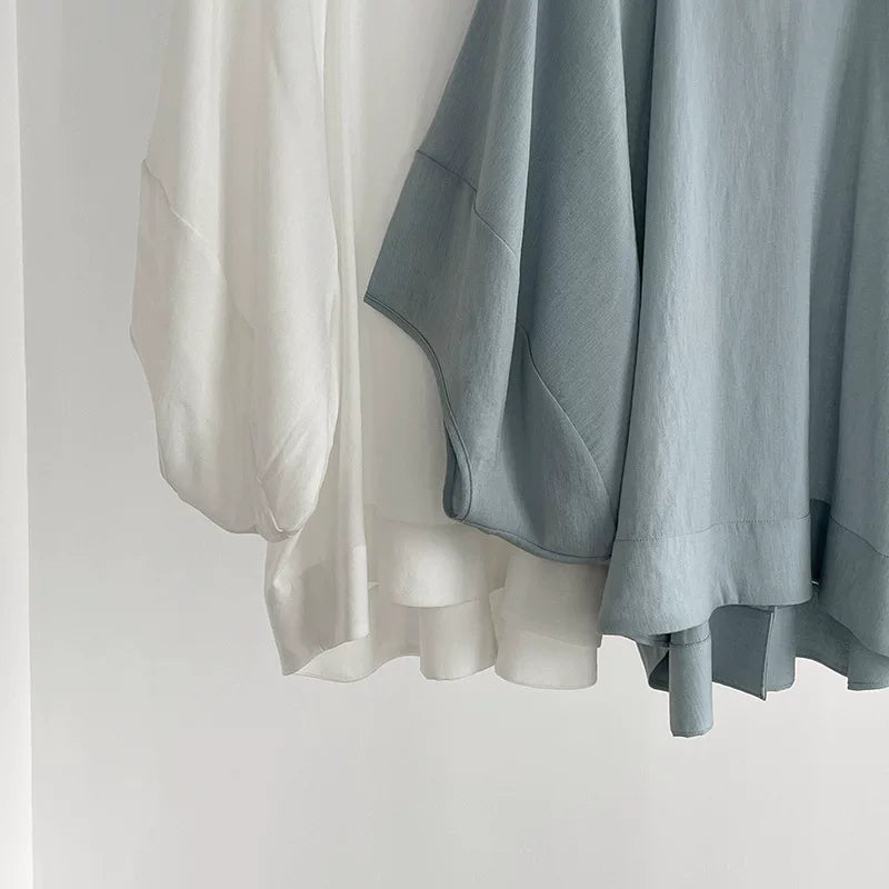 loose dolman sleeve casual blouse 2color 【NINE7073】