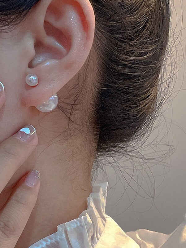 drop sphere unique pierced 3color【NINE-S9237】