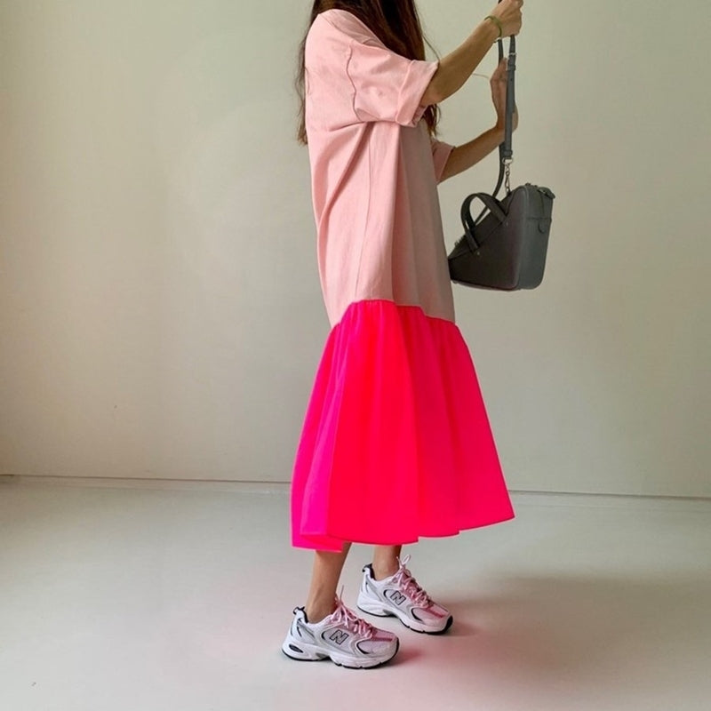 T-SHIRT type long dress【NINE0733】