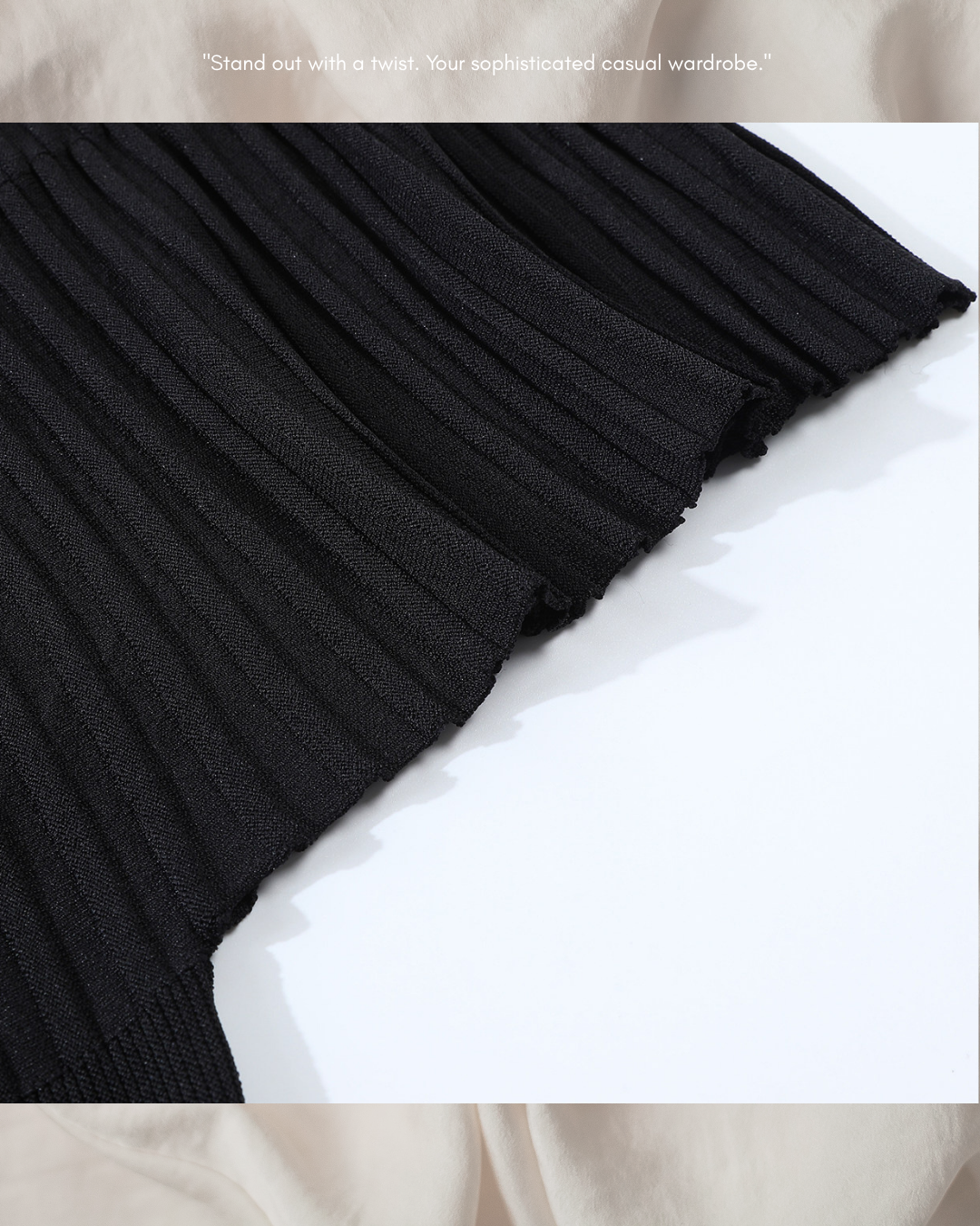 batwing ribbed dolman sleeve knit 3color 【NINE7305】