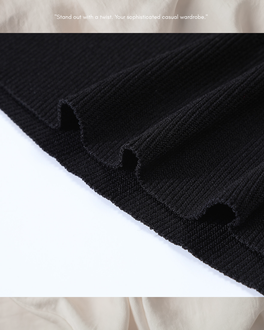 batwing ribbed dolman sleeve knit 3color 【NINE7305】