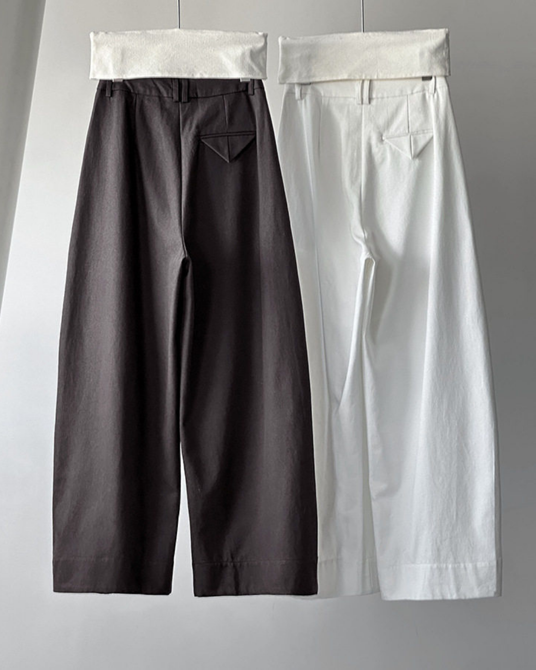 balloon curve wide leg pants 2color 【NINE7324】