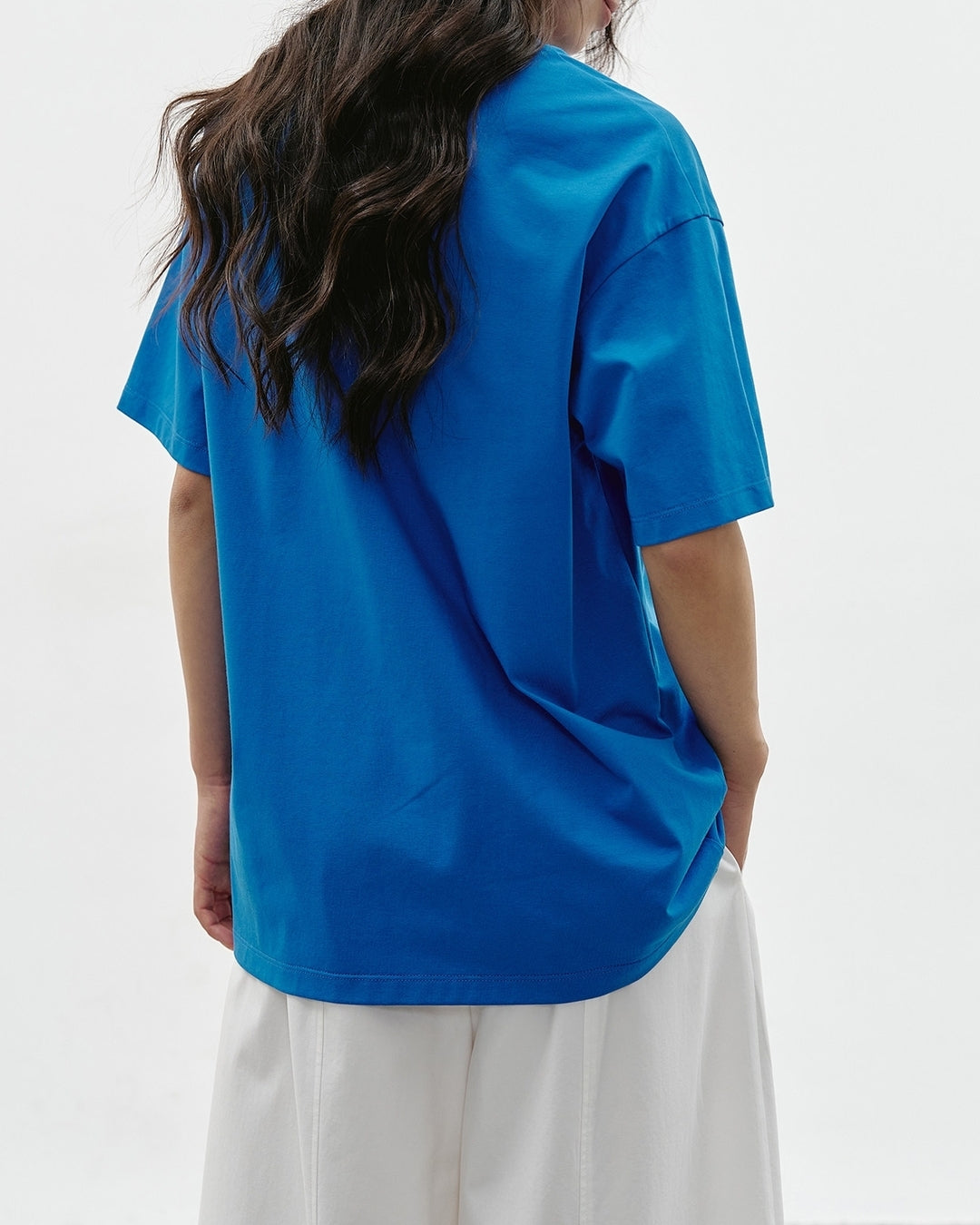 mini print oversized t-shirt 2color【NINE0349】