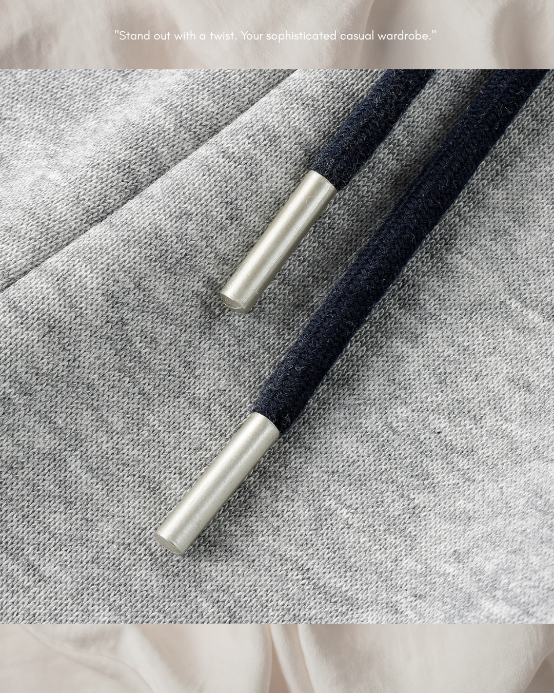 contrast waist pin tuck sweatpants 4color 【NINE7309】