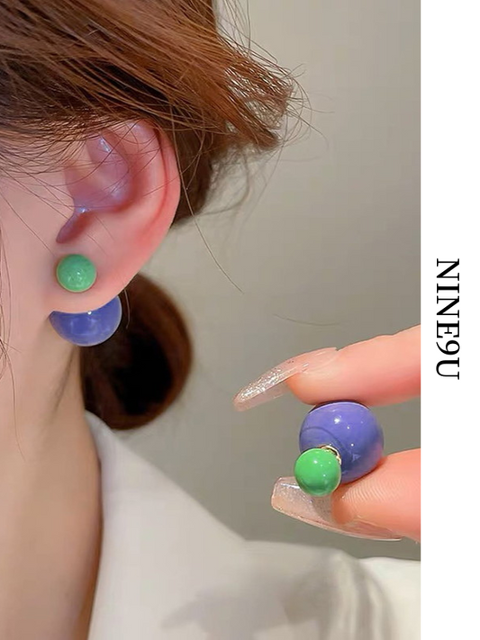 drop sphere unique pierced 3color【NINE-S9237】
