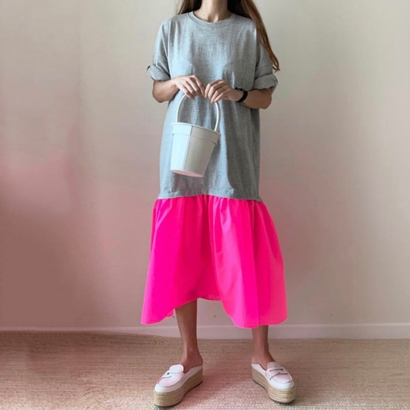 T-SHIRT type long dress【NINE0733】