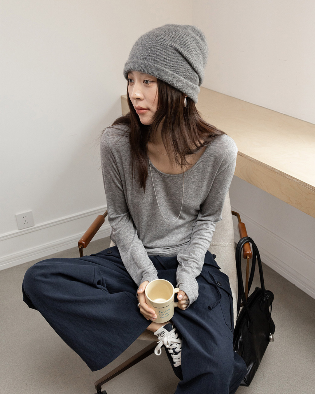 casual cargo wide leg pants 3color 【NINE7289】