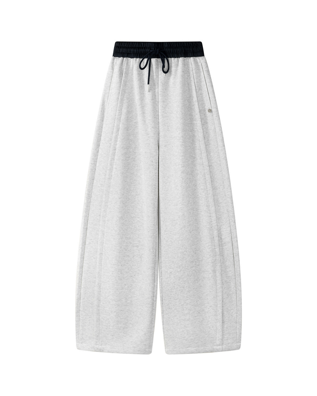 contrast waist pin tuck sweatpants 4color 【NINE7309】