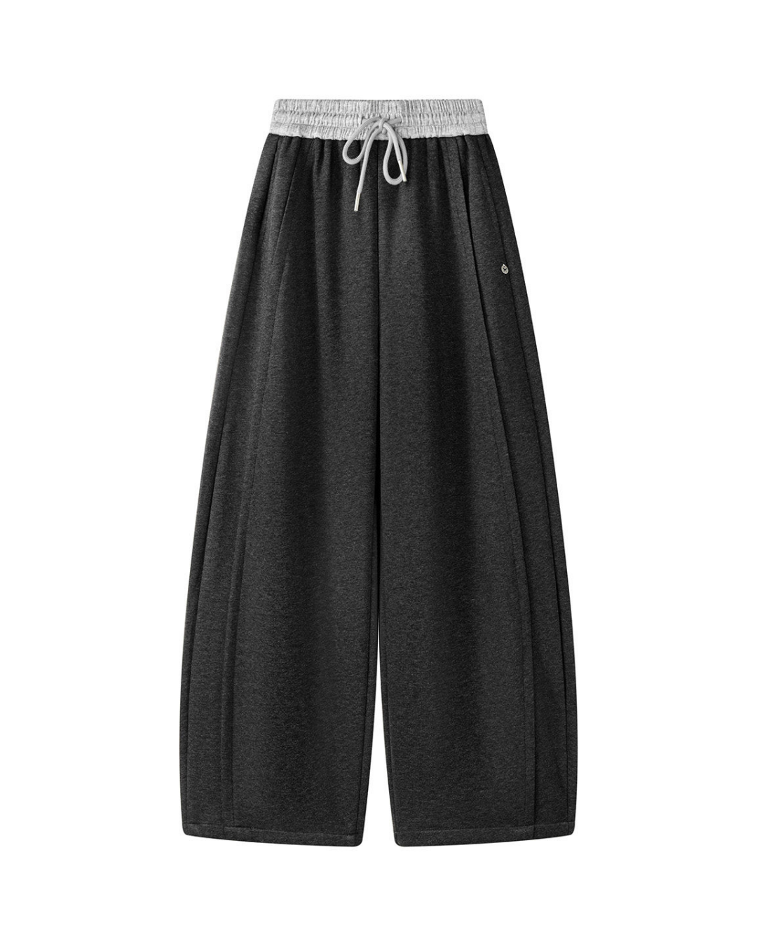 contrast waist pin tuck sweatpants 4color 【NINE7309】