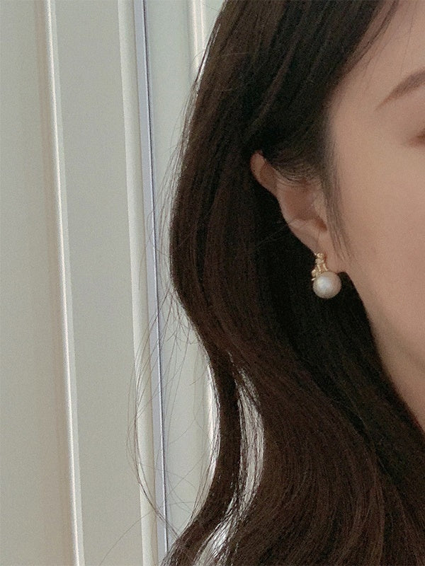 peart feminine cat pierced＆earrings【NINE6699】