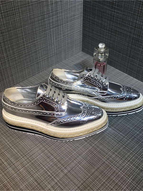 platform hemp metallic sneakers 3color【NINE8651】
