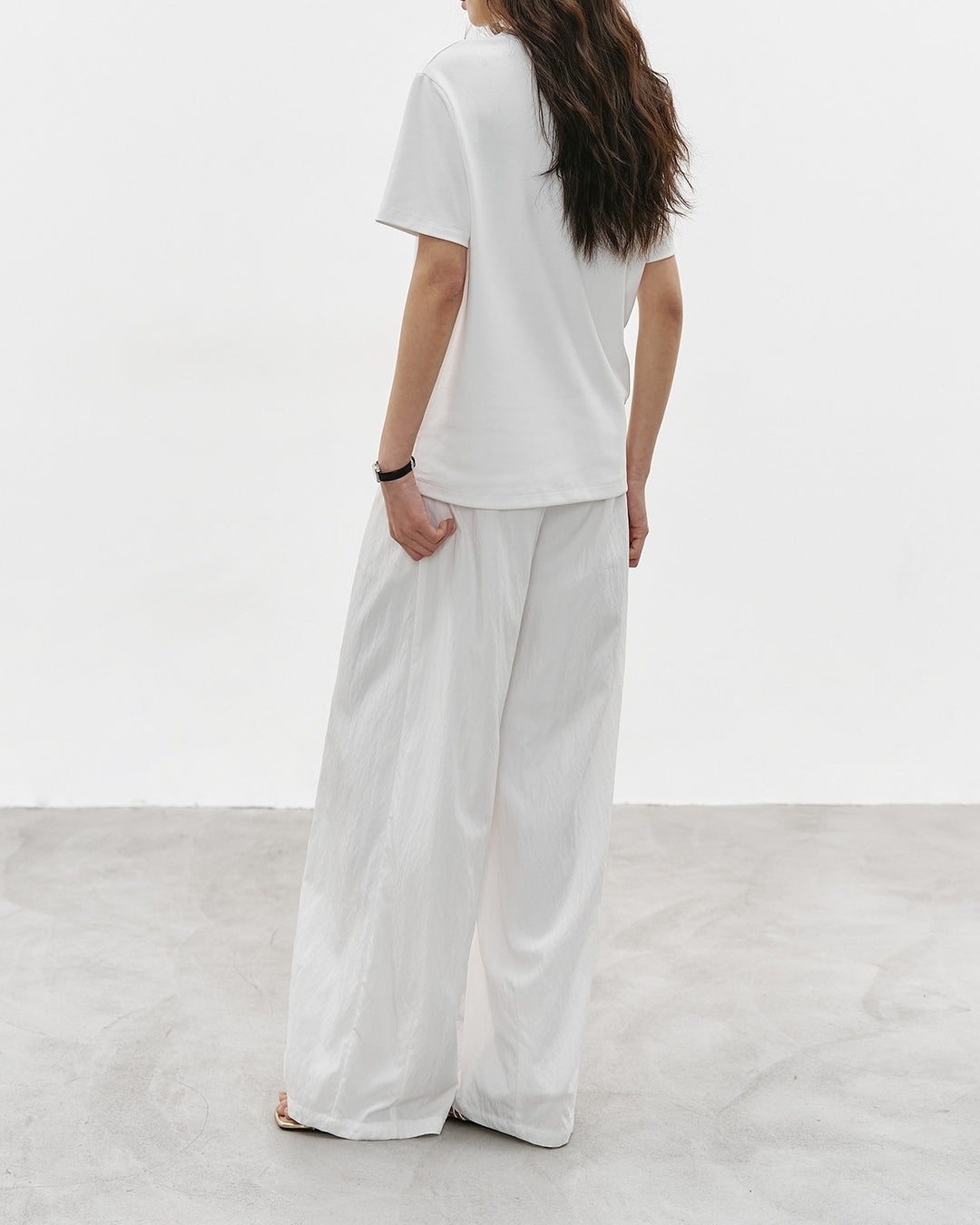 mini print basic t-shirt 2color【NINE0351】