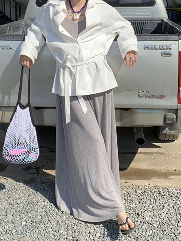 v-neck loose cover one-piece【NINE9100】