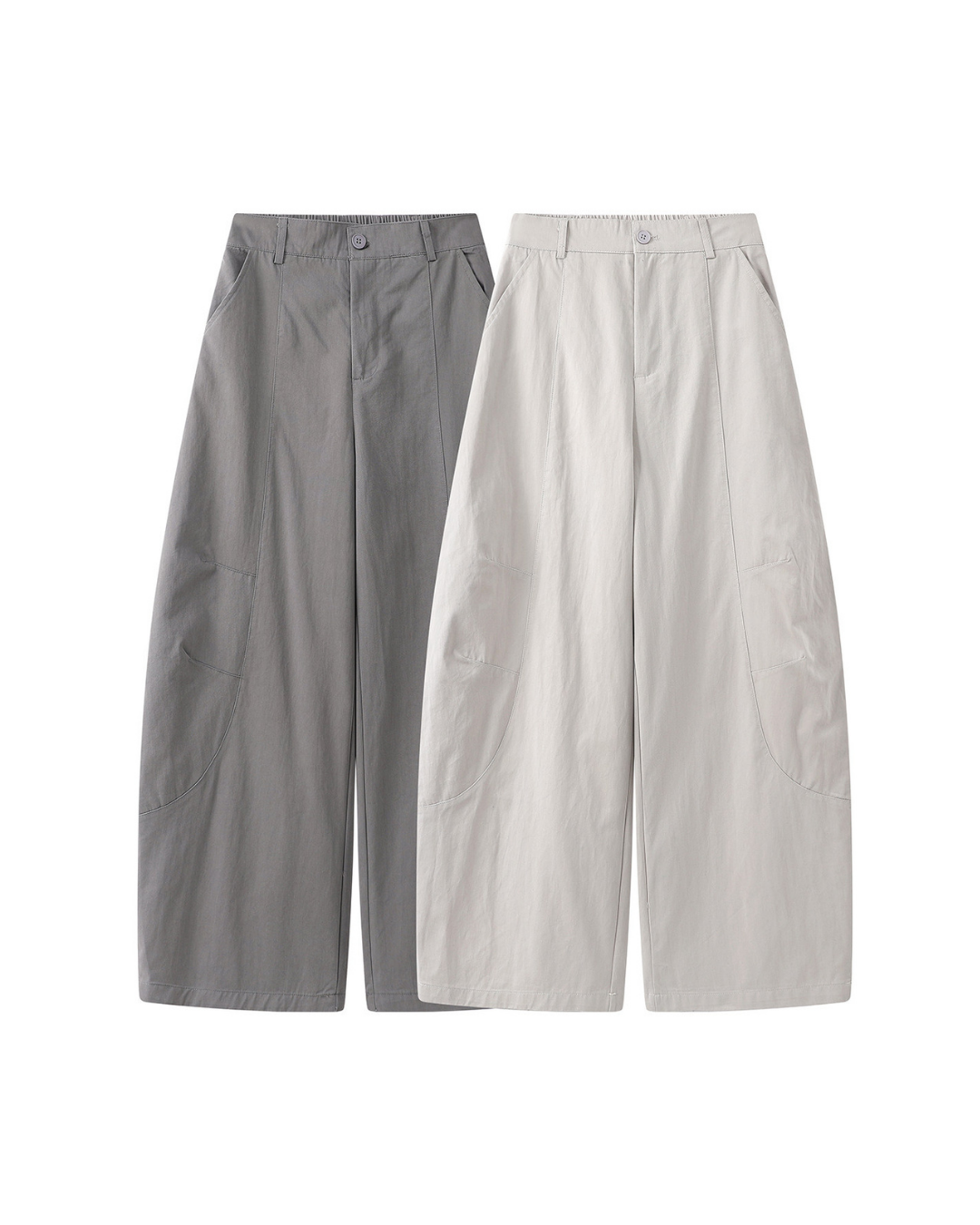 balloon curve wide leg pants 4color 【NINE7306】
