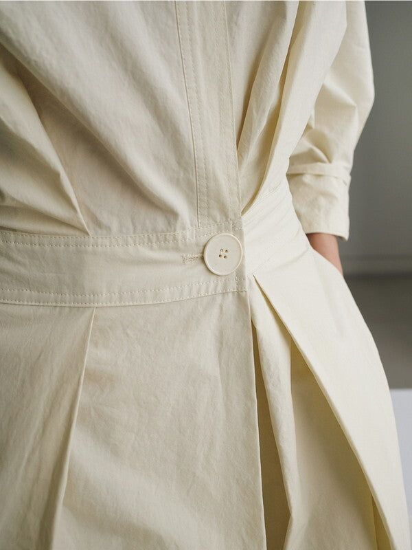 flare classy neat long-one-piece 2color【NINE7501】
