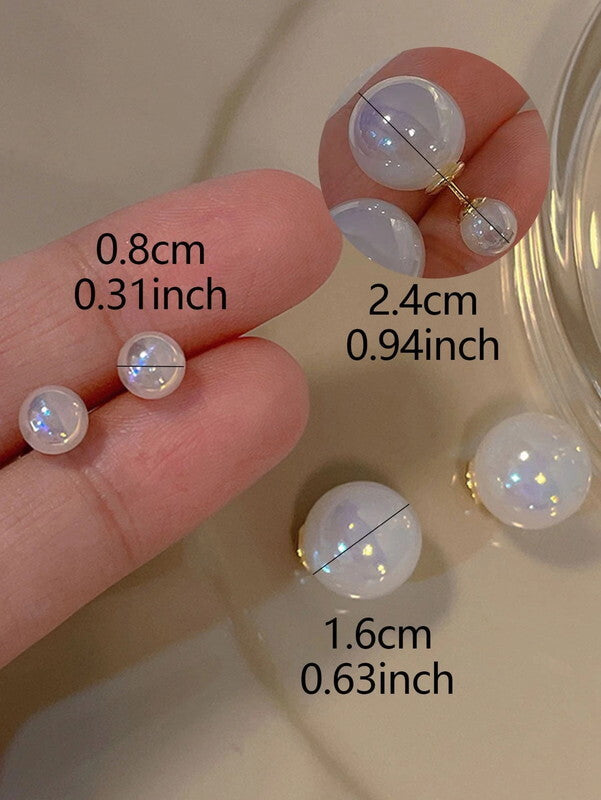 drop sphere unique pierced 3color【NINE-S9237】