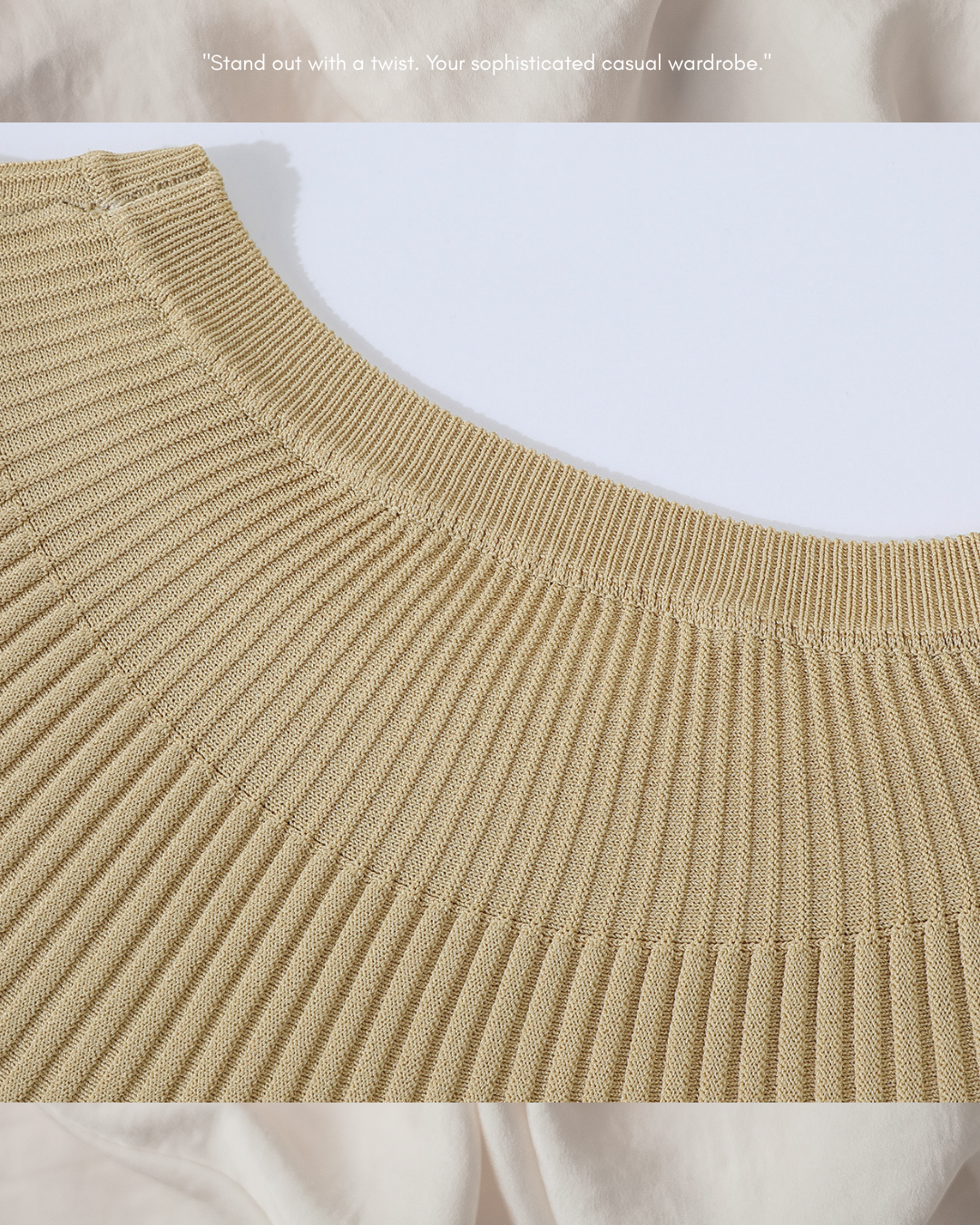 batwing ribbed dolman sleeve knit 3color 【NINE7305】