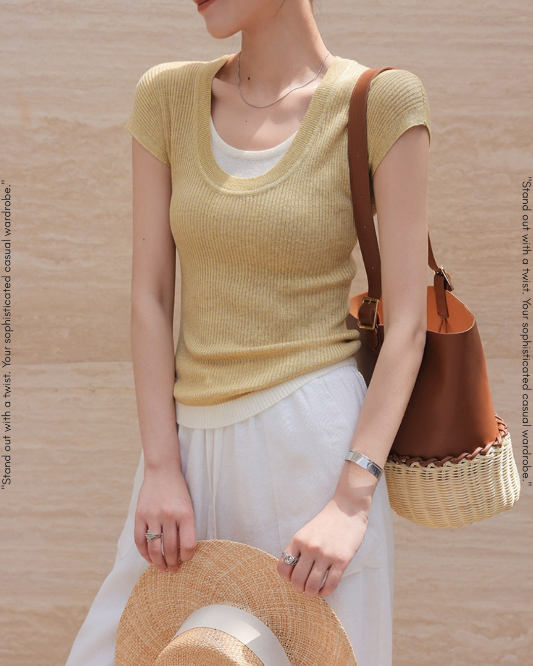 fake layered slim tops 3color【NINE0217】