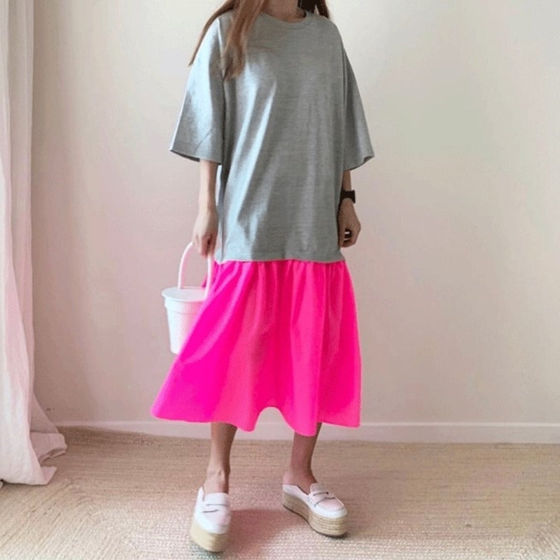 T-SHIRT type long dress【NINE0733】