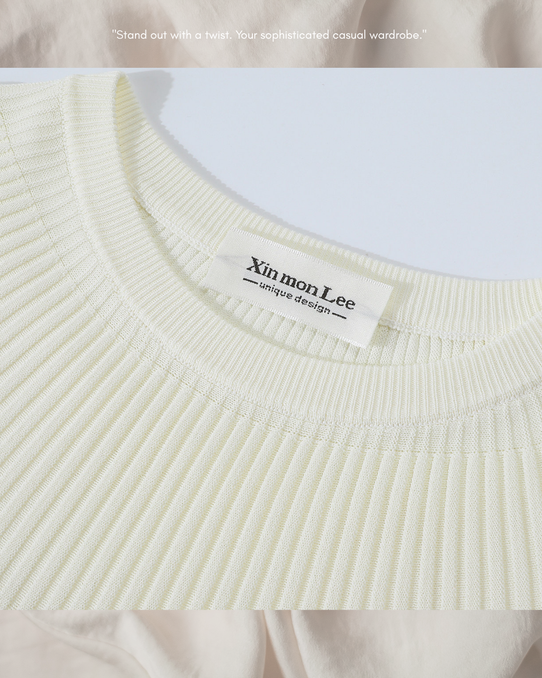 batwing ribbed dolman sleeve knit 3color 【NINE7305】