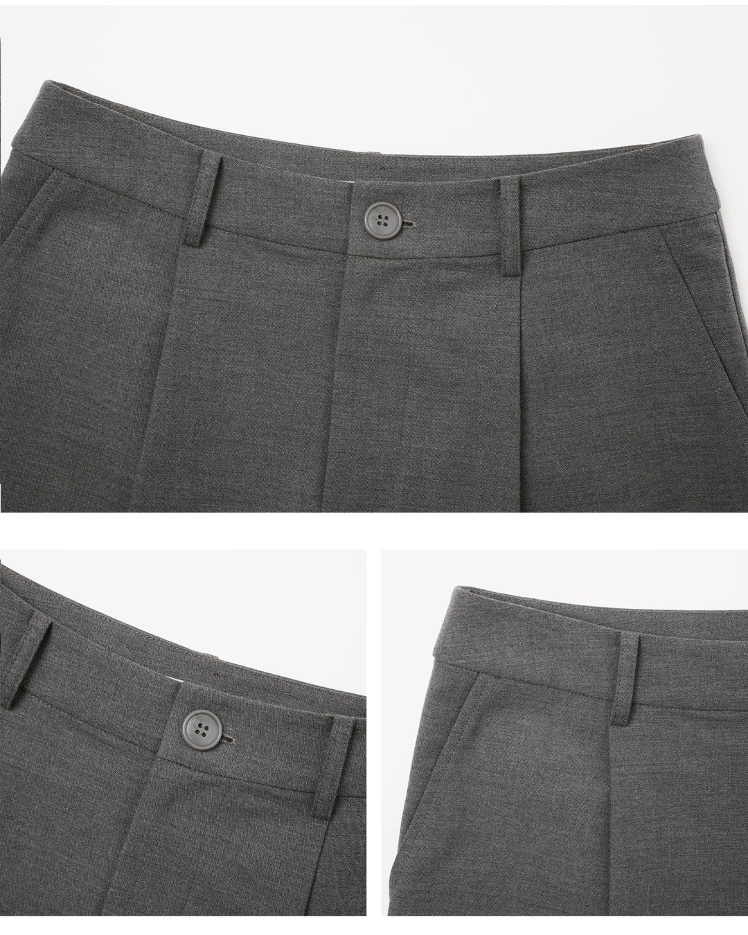 basic tuck half pants 2color【NINE0358】