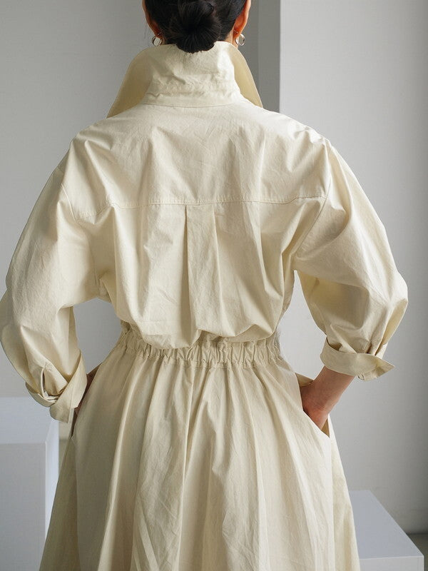flare classy neat long-one-piece 2color【NINE7501】