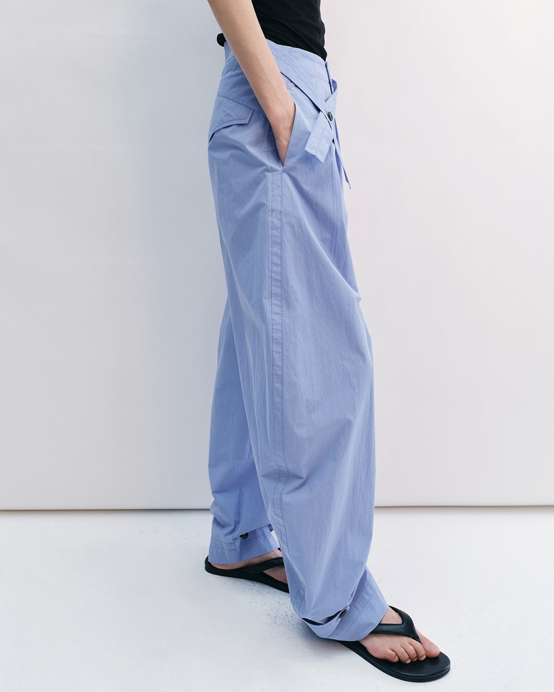 waist mark tuck pants 3color【NINE0206】