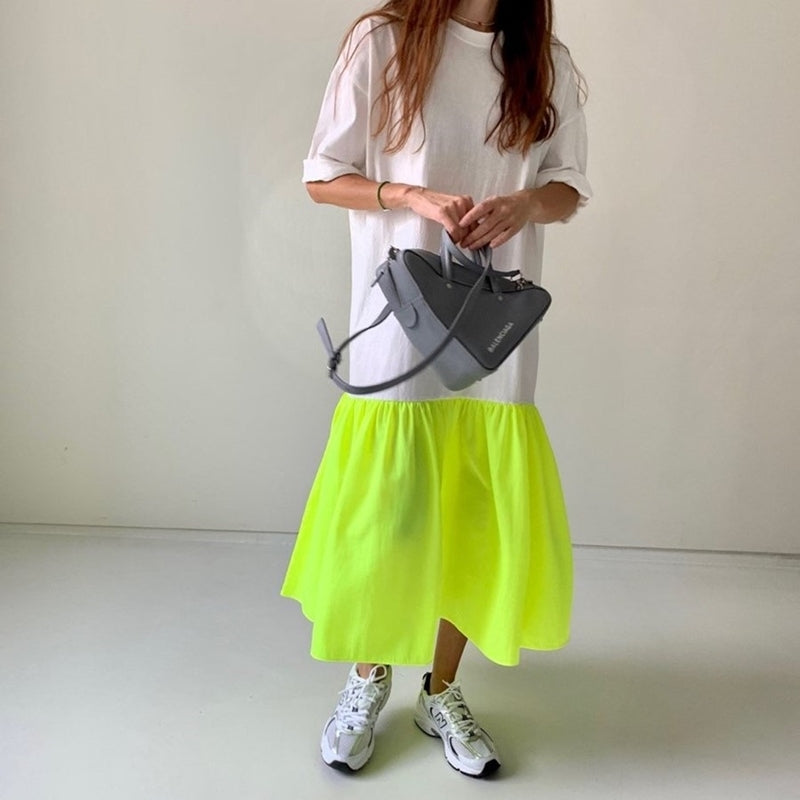 T-SHIRT type long dress【NINE0733】