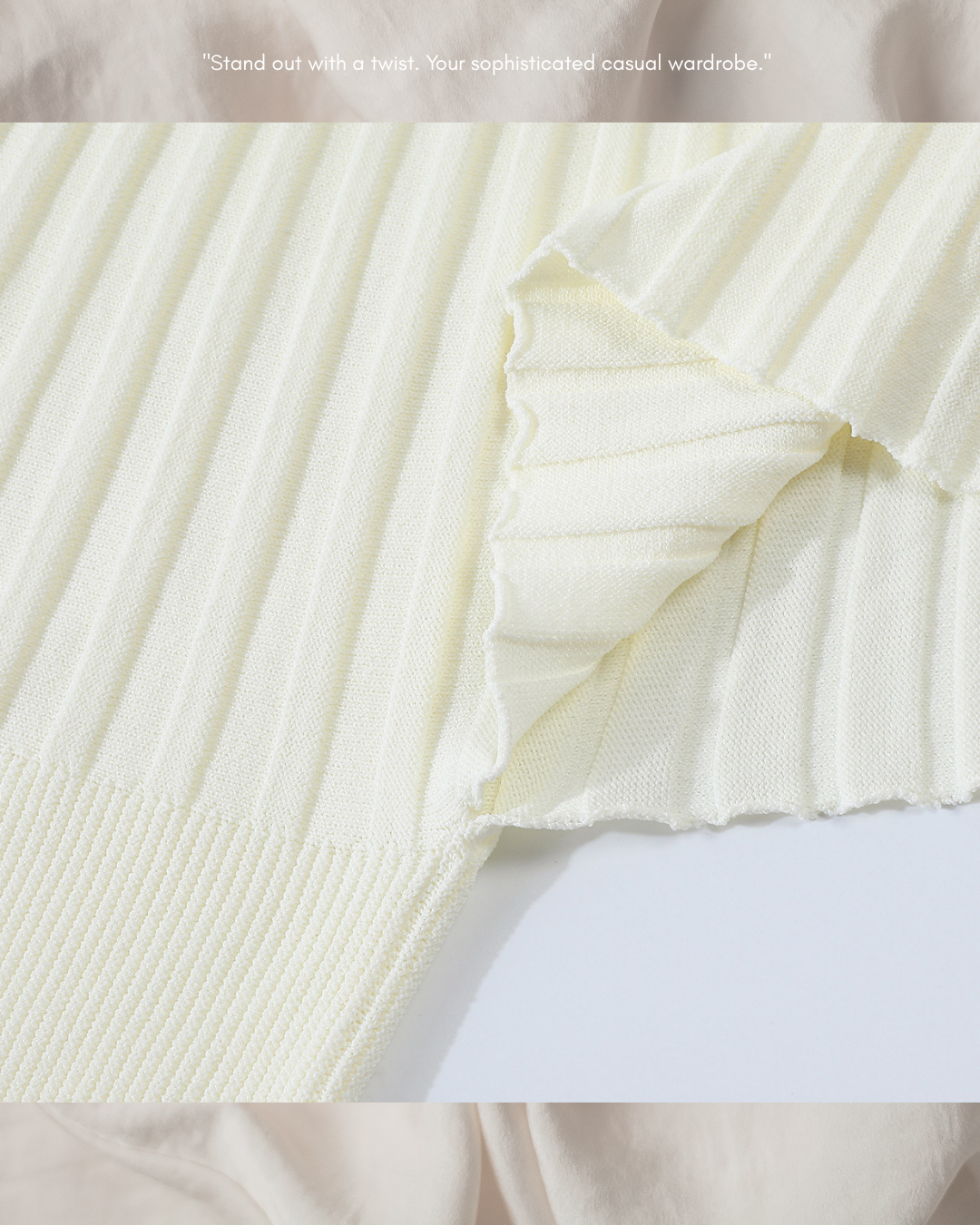 batwing ribbed dolman sleeve knit 3color 【NINE7305】
