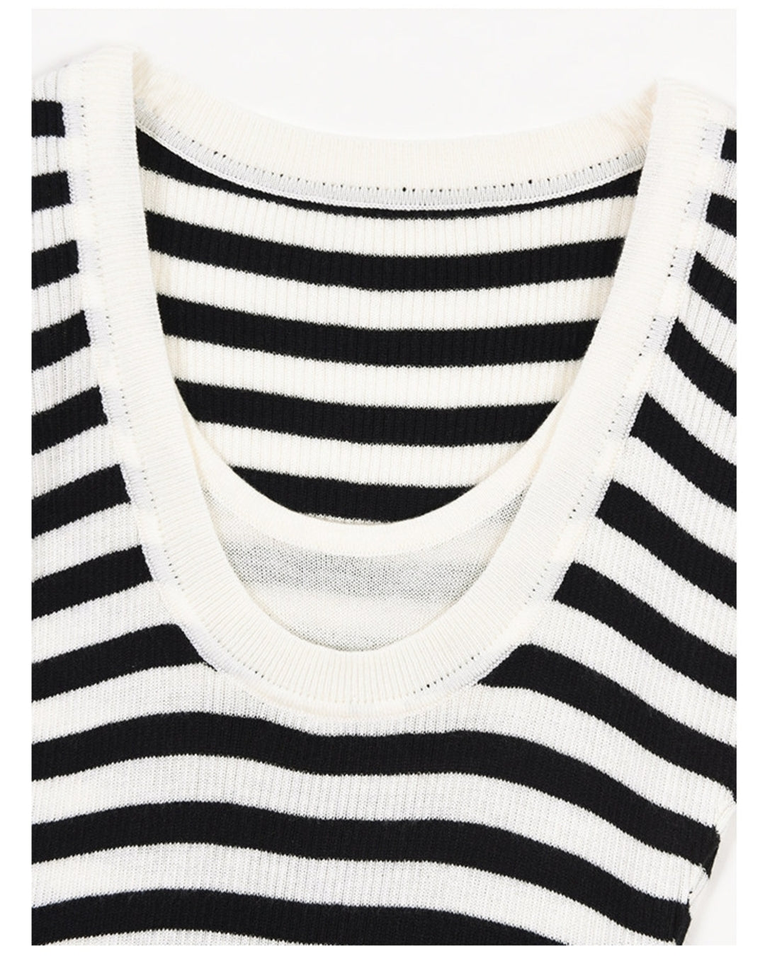 fake layered slim tops 3color【NINE0217】