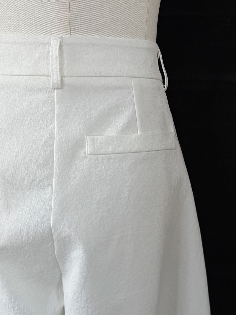 wide leg cocoon pants 4color 【NINE7232】