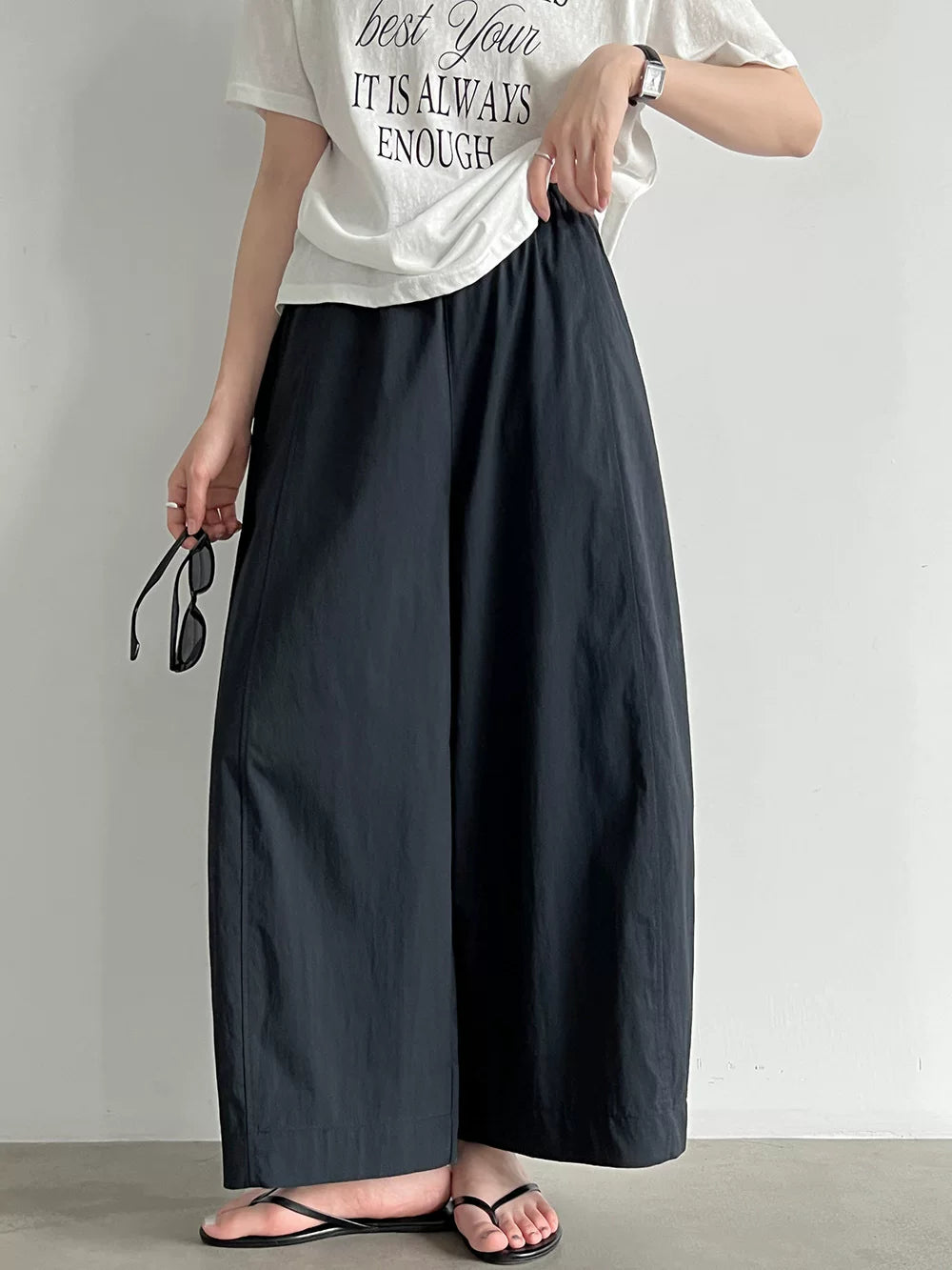 loose balloon wide leg pants 3color 【NINE7084】