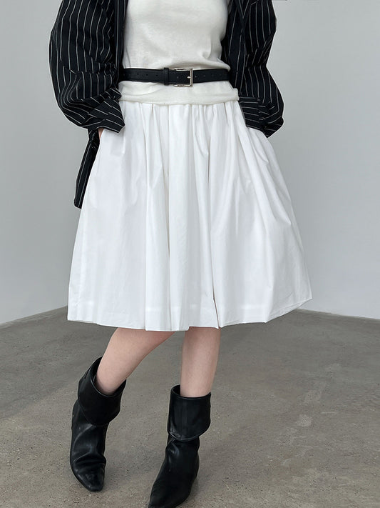 volume flare balloon skirt 2color 【NINE7235】
