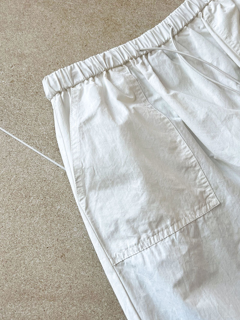 casual drawstring straight long skirt 2color 【NINE7256】