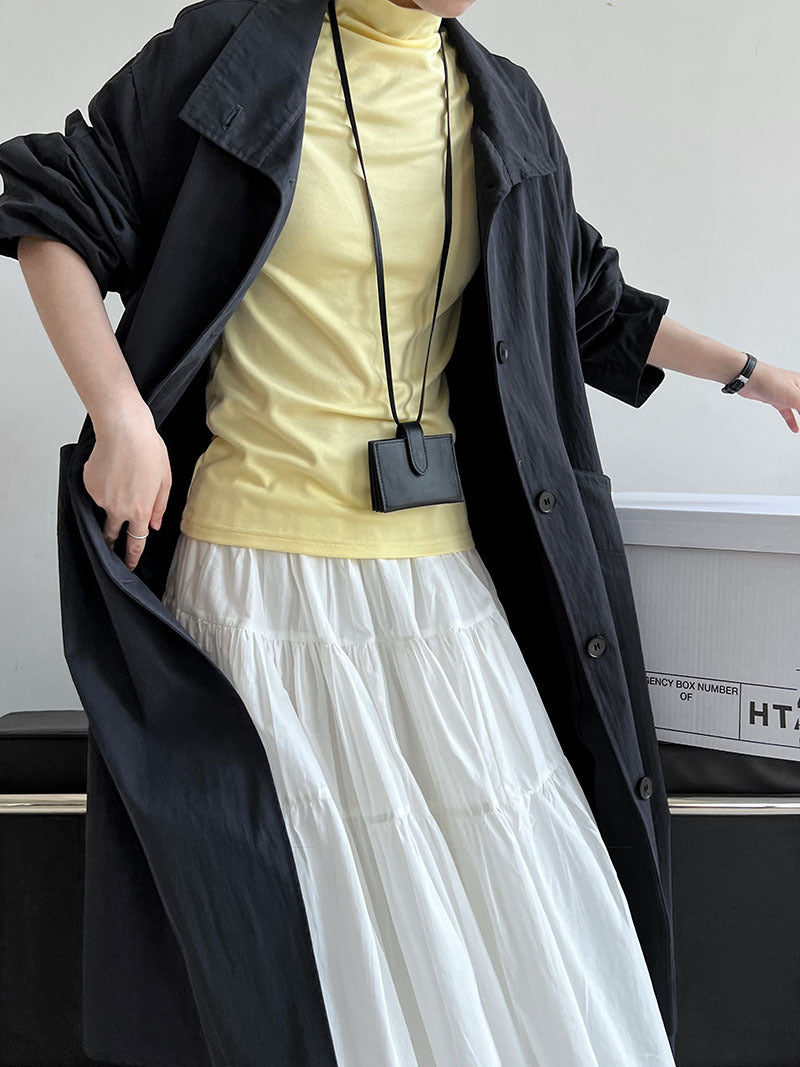 slim turtleneck long sleeve top 6color 【NINE7262】