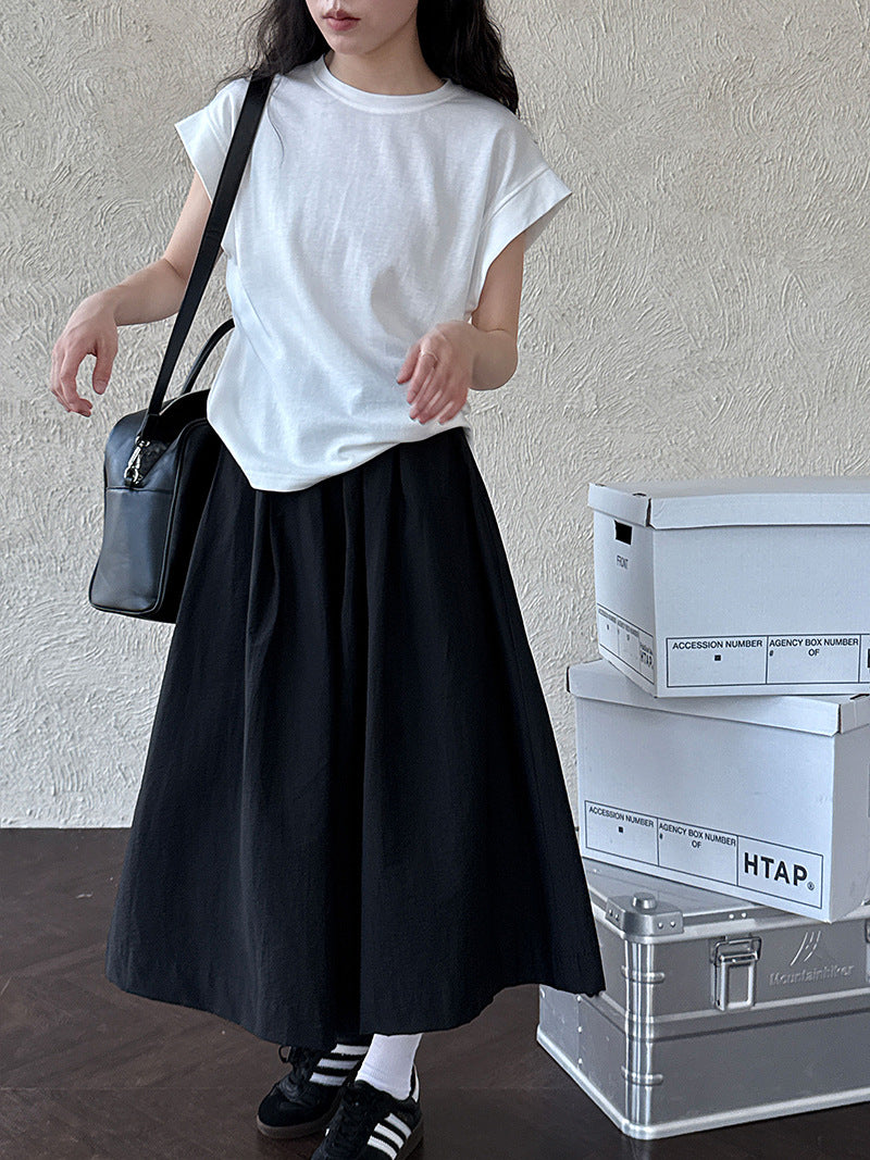 wide leg culotte pants 2color 【NINE7251】