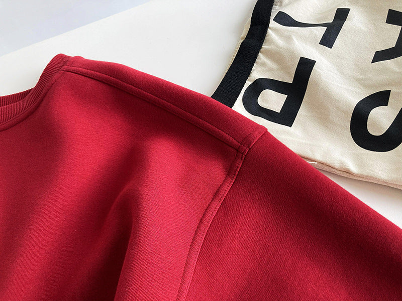 loose crewneck casual sweatshirt 3color 【NINE7255】