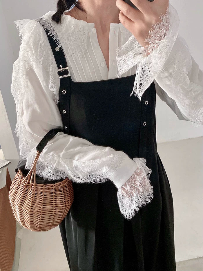 casual flared camisole long dress 1color 【NINE7054】