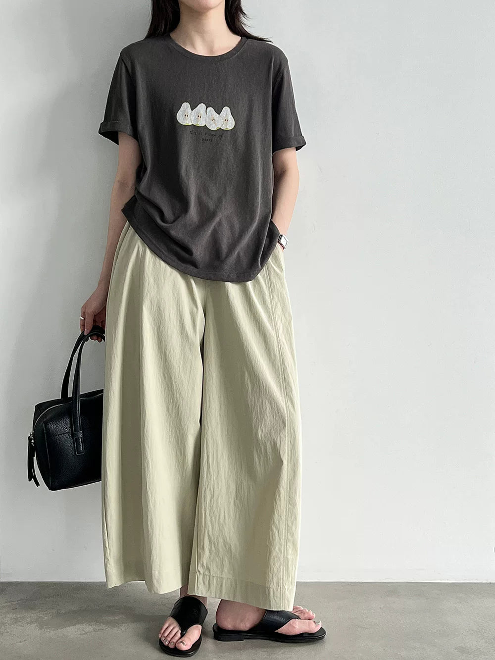 loose balloon wide leg pants 3color 【NINE7084】