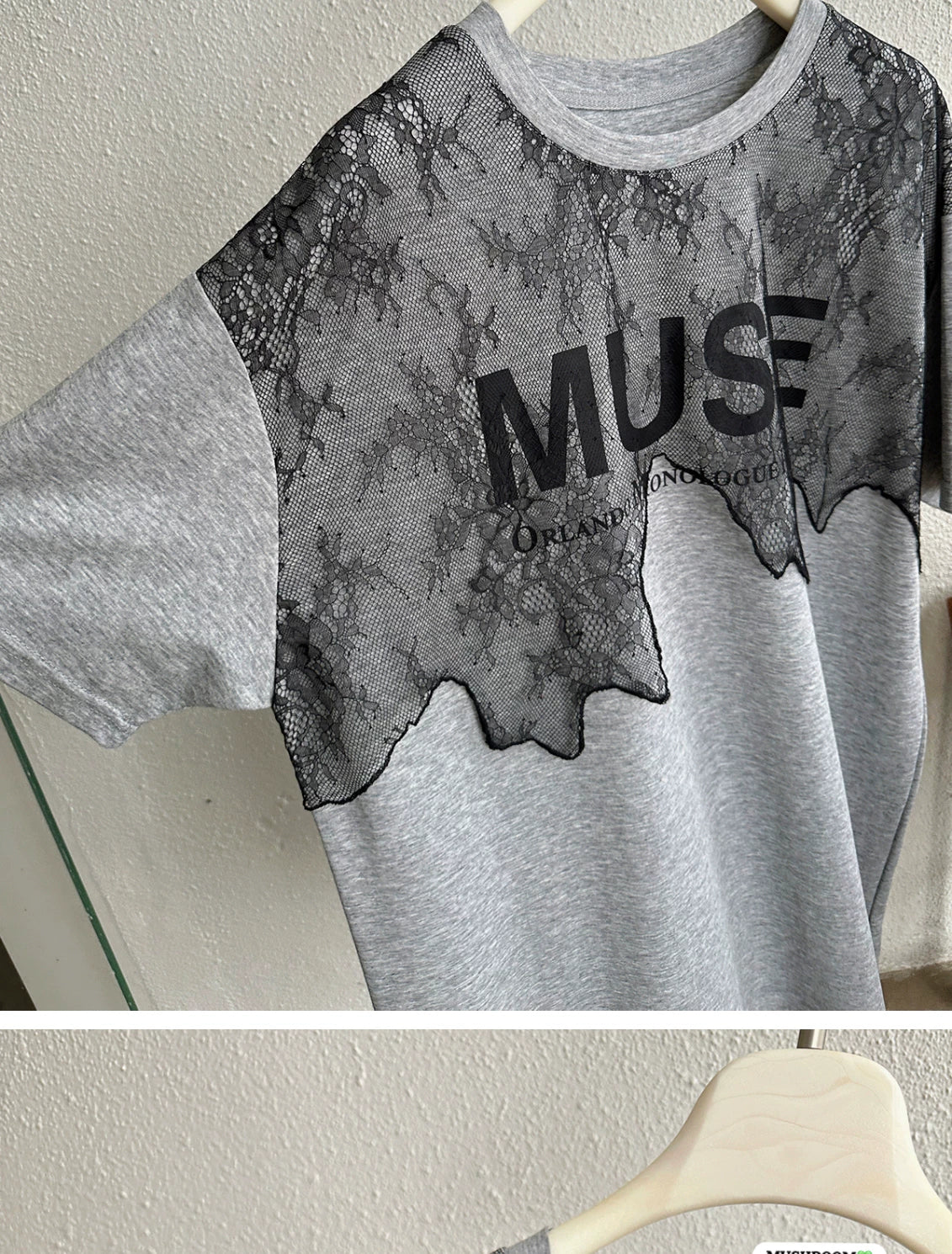 MUSE print lace splicing dress 1color 【NINE7111】