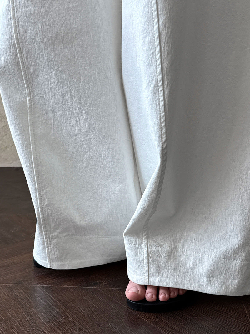 curved seam balloon wide pants 3color 【NINE7064】