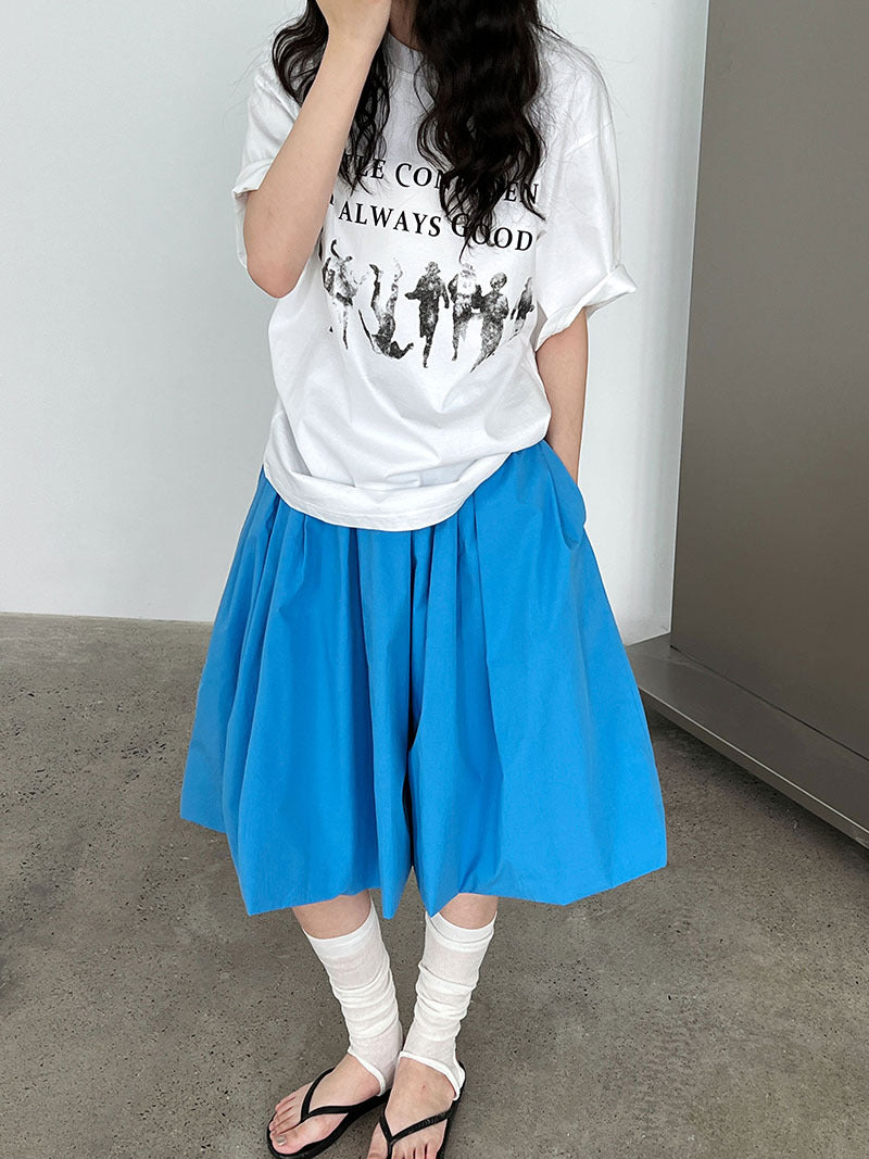 volume flare balloon skirt 2color 【NINE7235】