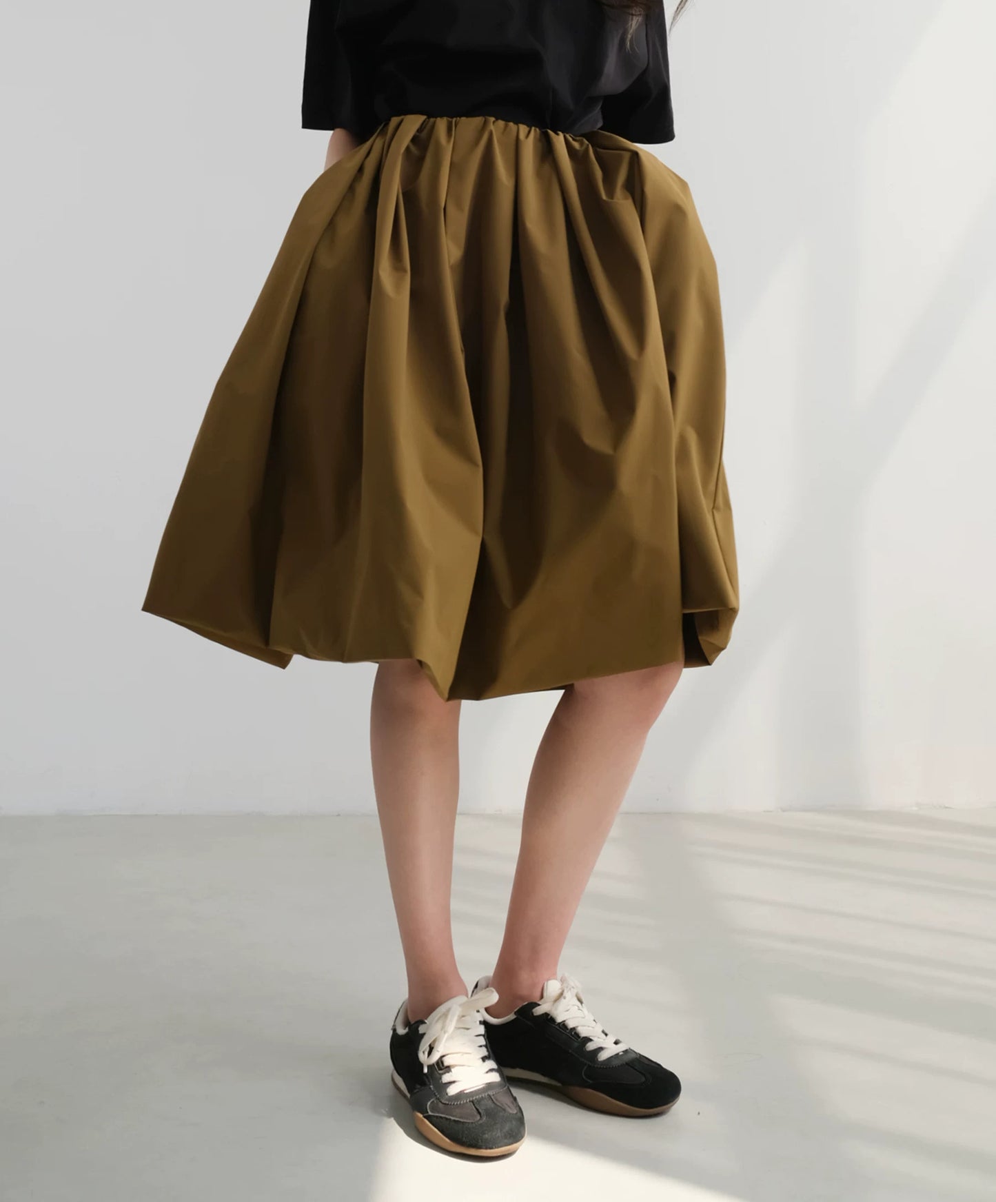balloon flare midi skirt 2colors 【NINE7203】