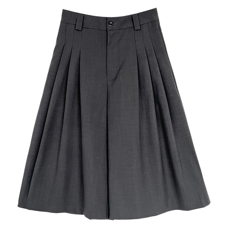double tuck wide culottes pants 2colors 【NINE7230】