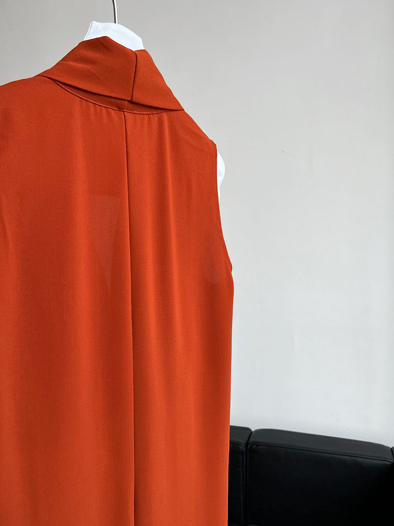 draped sleeveless maxi dress 2color 【NINE7231】