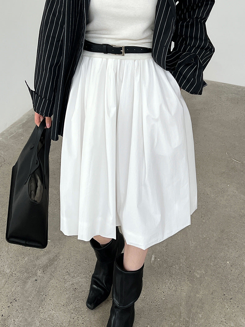volume flare balloon skirt 2color 【NINE7235】