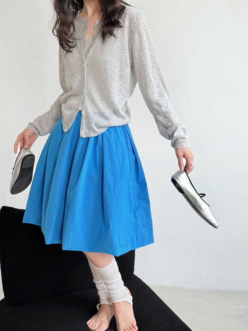 volume flare balloon skirt 2color 【NINE7235】